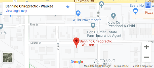 Chiropractic Waukee IA Map