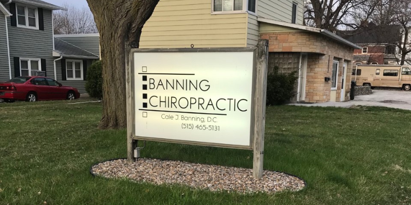 Waukee chiropractic sign